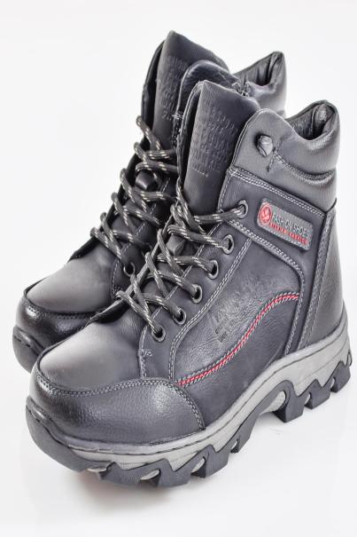 Юношески боти черни EOBUVKIBG