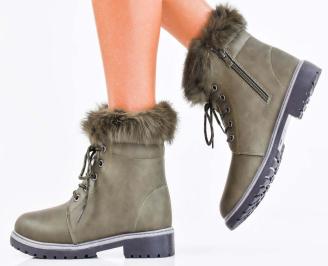 Дамски  ежедневни боти  зелени EOBUVKIBG