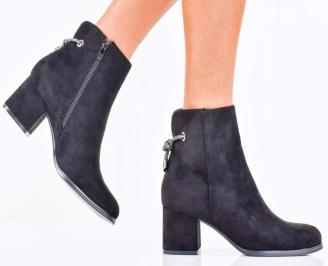 Дамски  елегантни боти черни EOBUVKIBG