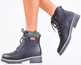 Дамски ежедневни боти черни EOBUVKIBG