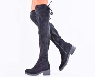 Дамски  чизми   черни EOBUVKIBG