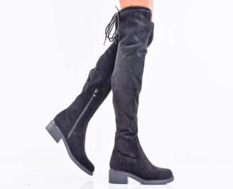 Дамски  чизми   черни EOBUVKIBG