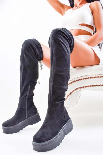 Дамски  чизми   черни EOBUVKIBG