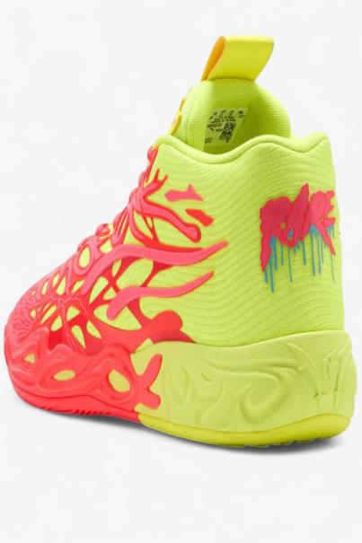 PUMA x LaMelo Ball MB.04 Basketball Shoes Pink/Yellow