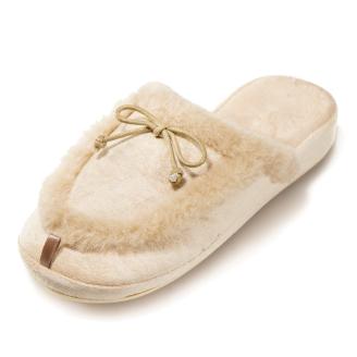 Дамски домашни Пантофи - P 252-10 Beige