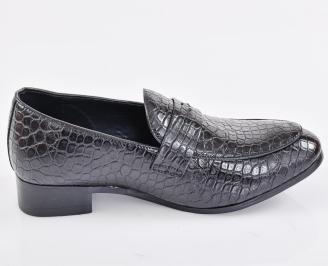 Мъжки официални обувки черни EOBUVKIBG 3