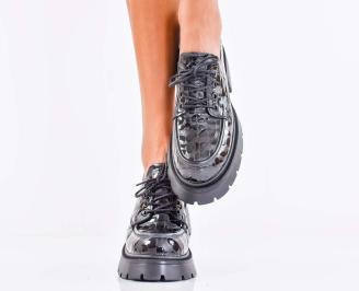 Дамски лоуфъри черни EOBUVKIBG