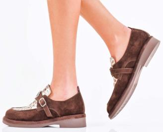 Дамски лоуфъри кафяви EOBUVKIBG