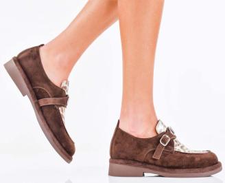 Дамски лоуфъри кафяви EOBUVKIBG