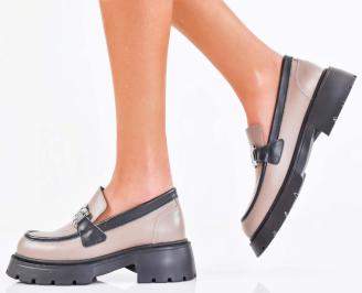 Дамски лоуфъри кафяви EOBUVKIBG