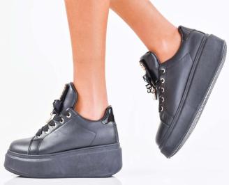 Дамски сникърси черни EOBUVKIBG