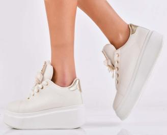 Дамски сникърси бели EOBUVKIBG