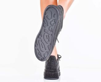 Дамски сникърси черни EOBUVKIBG 3