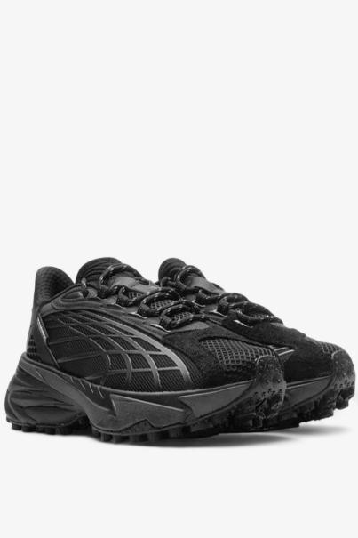 PUMA x Pleasures Spirex Shoes Black 3