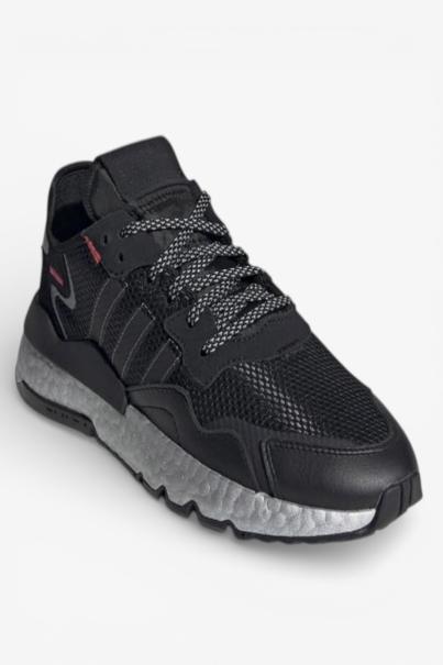 ADIDAS Nite Jogger Shoes Black/Grey 3