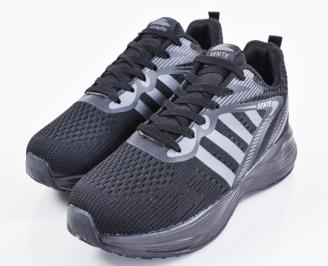 Mъжки маратонки гигант черни EOBUVKIBG