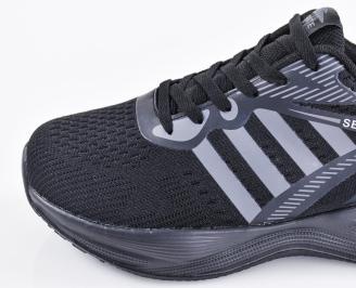 Mъжки маратонки гигант черни EOBUVKIBG