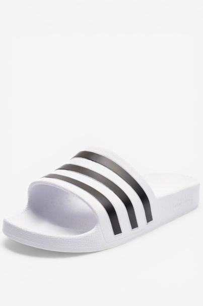 ADIDAS Sportswear Adilette Aqua Slides White/Black 3