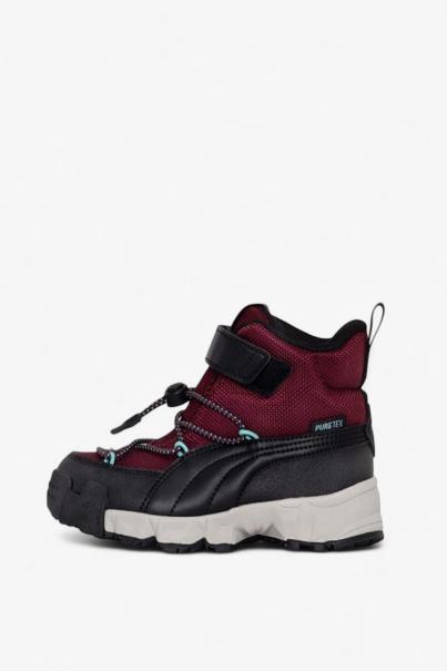 PUMA Maka Puretex V Ps Outdoor Waterproof Shoes Burgudy/Black